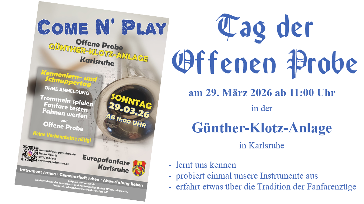 Tag der Offenen Probe